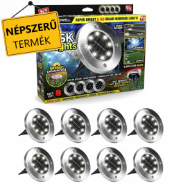 Bell Howell Disk Lights 8 db multifunkcionális LED-es szolárlámpa